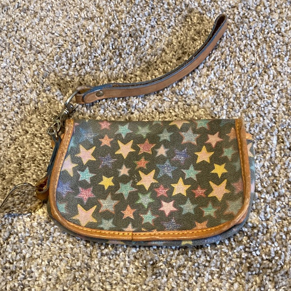 Dooney & Bourke Starry Night Leather Wristlet - Picture 3 of 8